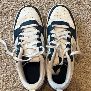 Nike Classic White and Navy Sneakers